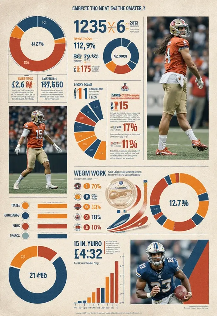 30 Sport Scrapbook Ideas to Celebrate Your Wins - 10. Game Statistics Showcase