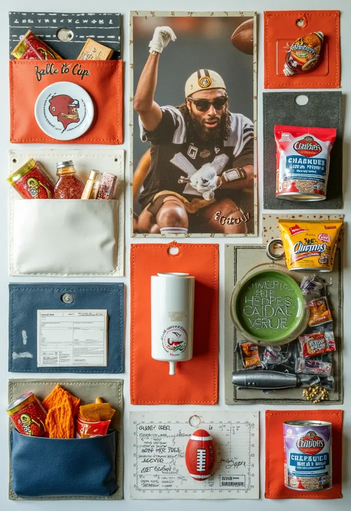 30 Sport Scrapbook Ideas to Celebrate Your Wins - 18. Game Day Essentials