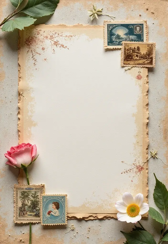 30 Sweet 16 Scrapbook Ideas for a Birthday to Remember - 3. Vintage Postcard Invitations