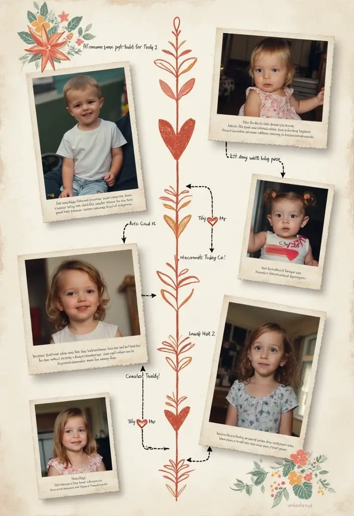 30 Sweet 16 Scrapbook Ideas for a Birthday to Remember - 6. A Timeline of Your Growth