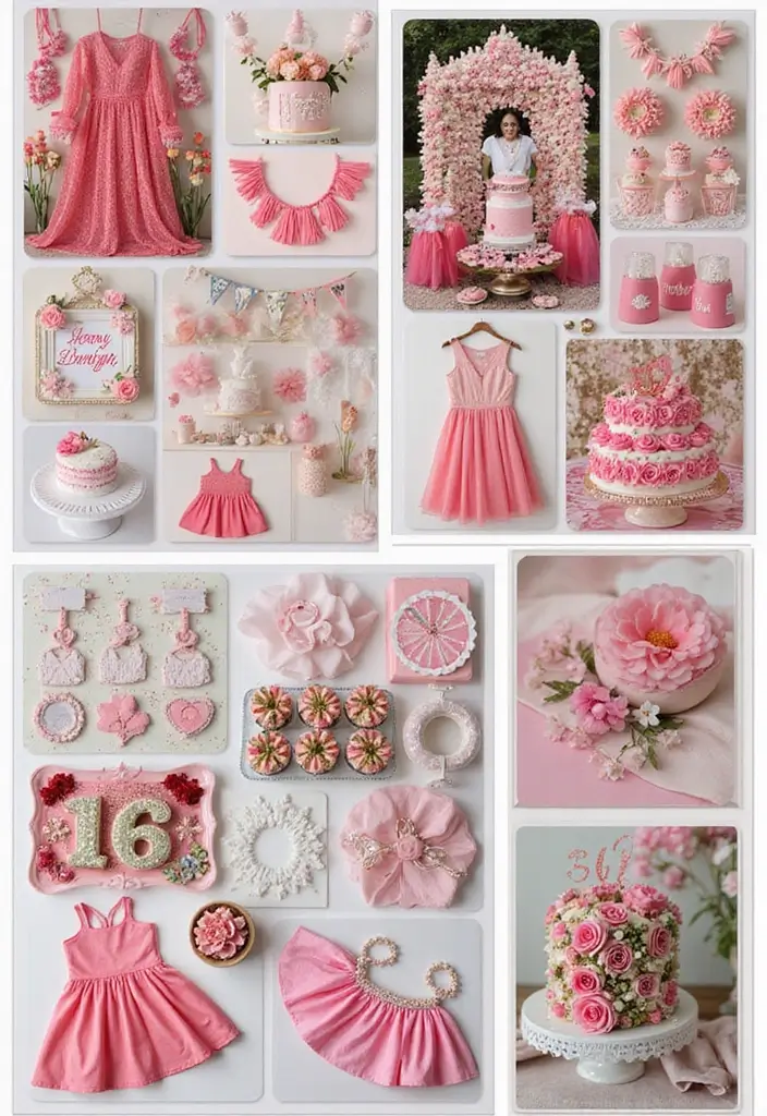 30 Sweet 16 Scrapbook Ideas for a Birthday to Remember - 7. Themed Sections for Each Party Element