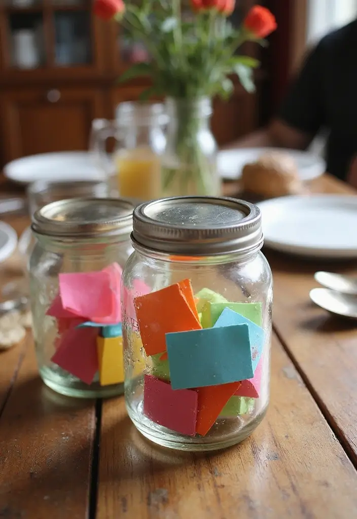 30 Tin Can Painting Ideas for Upcycled Home Decor - 15. Memory Jars