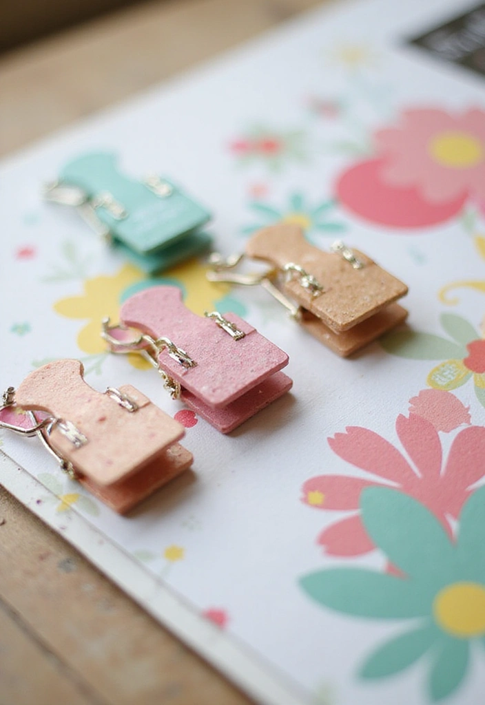 30 Vintage Scrapbook Ideas for a Timeless Look - 20. Decorative Paper Clips