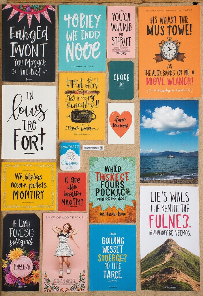 30 Vintage Scrapbook Ideas for a Timeless Look - 29. Inspirational Vision Boards