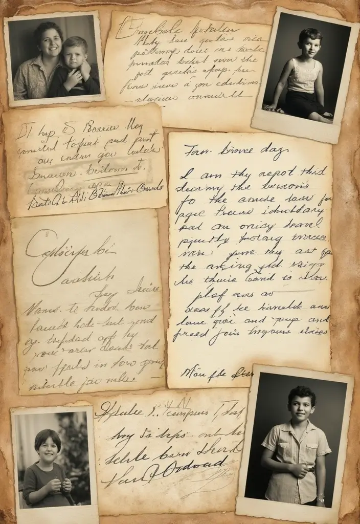 30 Vintage Scrapbook Ideas for a Timeless Look - 8. Handwritten Notes and Letters
