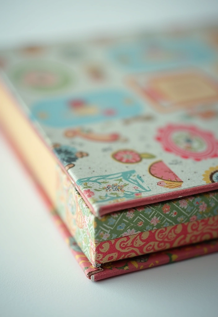 30 Washi Tape Scrapbook Ideas You’ll Want to Copy - 16. Washi Tape Scrapbook Spine