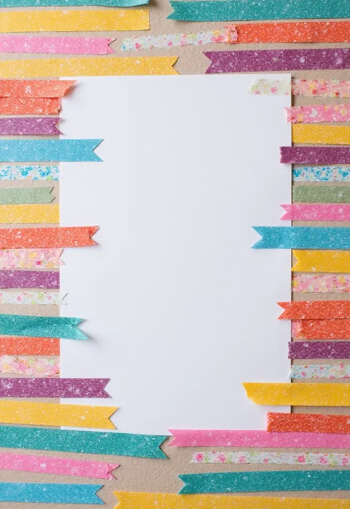 30 Washi Tape Scrapbook Ideas You’ll Want to Copy - 18. Washi Tape Ribbons