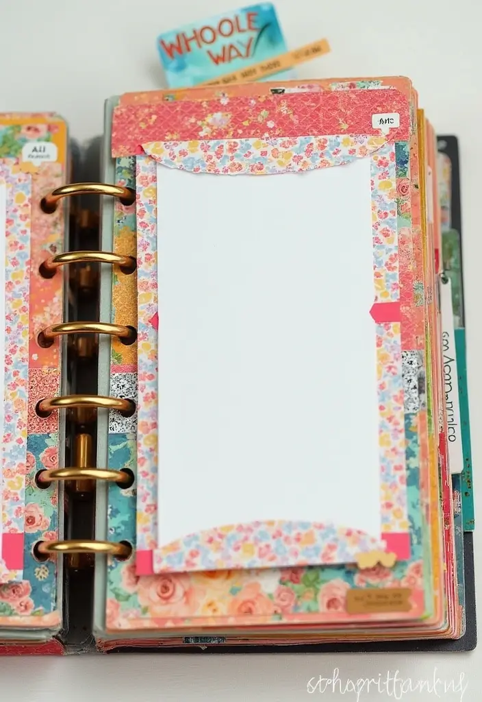 30 Washi Tape Scrapbook Ideas You’ll Want to Copy - 27. Washi Tape Surprise Flaps