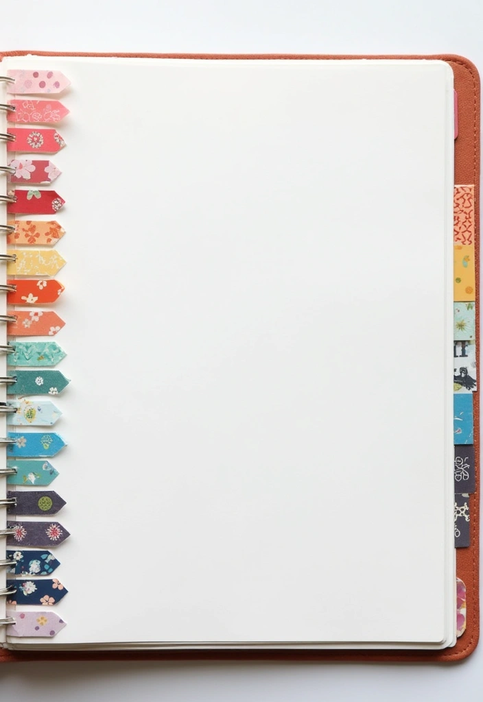 30 Washi Tape Scrapbook Ideas You’ll Want to Copy - 3. Washi Tape Tabs