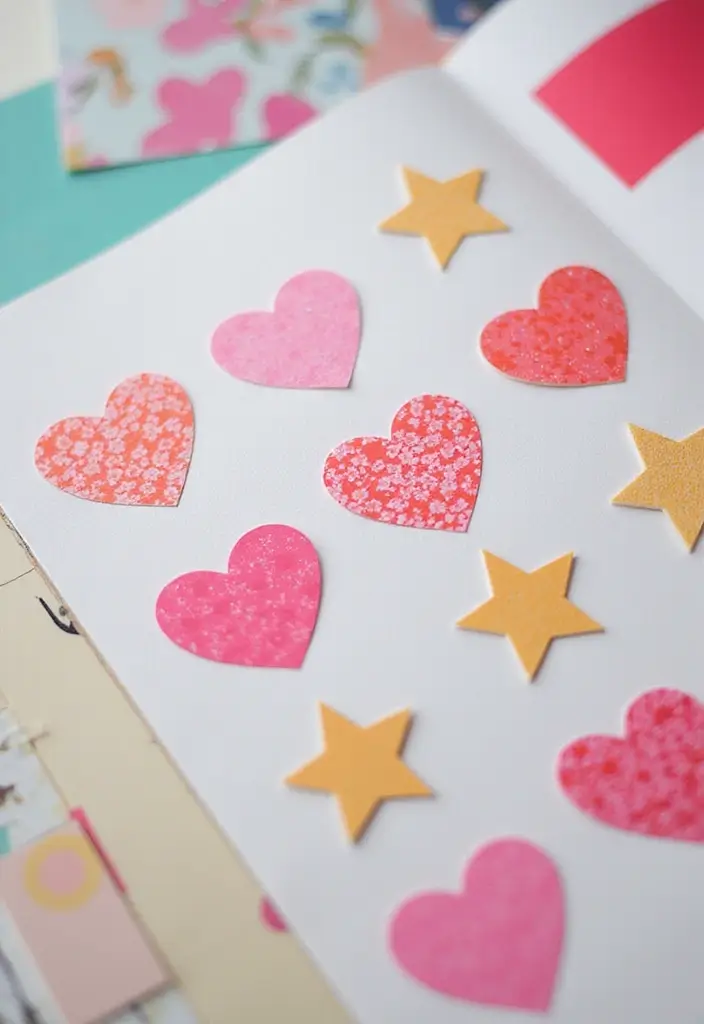 30 Washi Tape Scrapbook Ideas You’ll Want to Copy - 5. Washi Tape Shapes