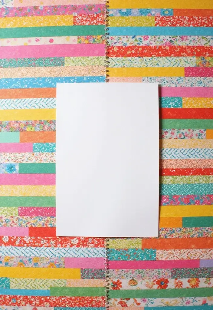 30 Washi Tape Scrapbook Ideas You’ll Want to Copy - 6. Washi Tape Backgrounds