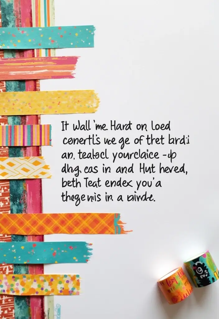 30 Washi Tape Scrapbook Ideas You’ll Want to Copy - 7. Washi Tape Quotes