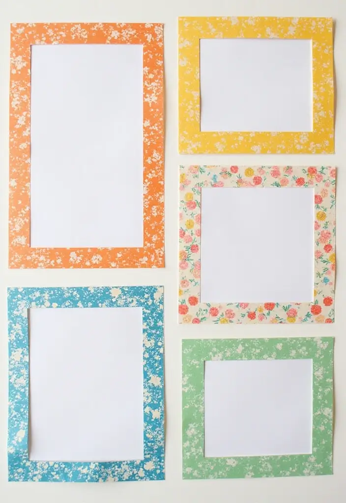 30 Washi Tape Scrapbook Ideas You’ll Want to Copy - 8. Washi Tape Frames