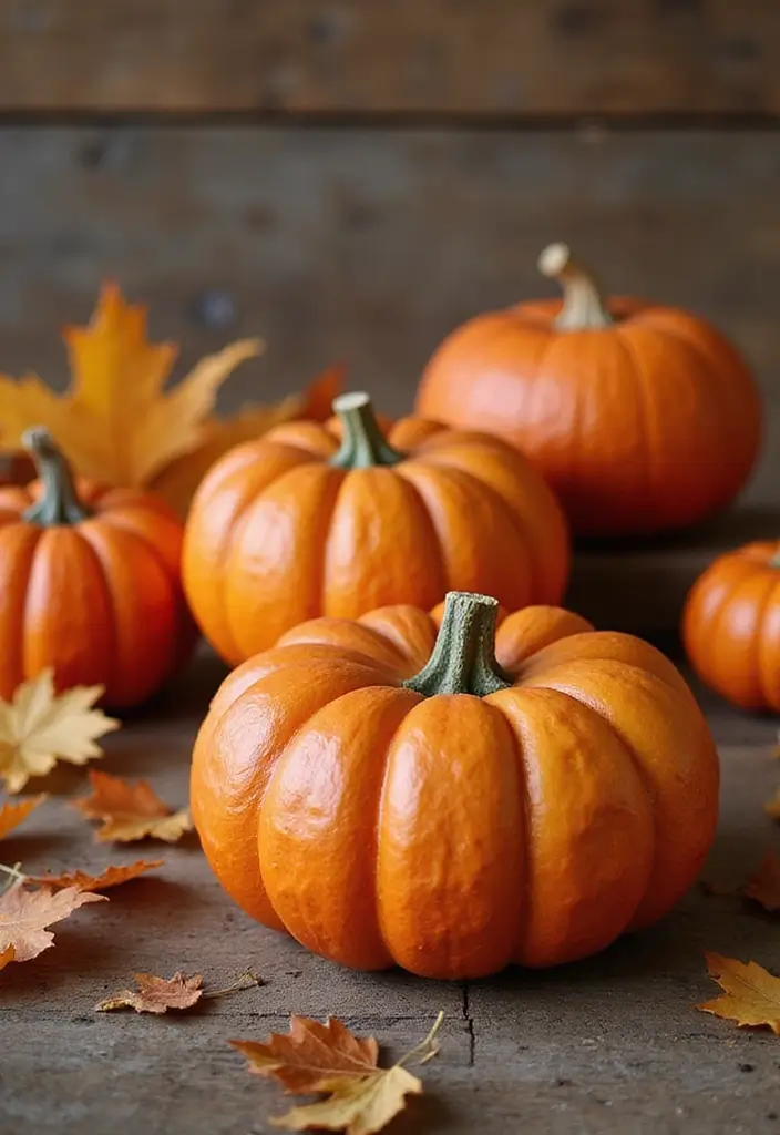 30 Wooden Pumpkin Painting Ideas for Rustic Fall Decor - 6. Ombre Effect