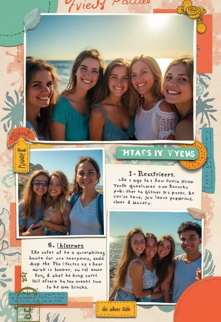 50 Best Scrapbook Ideas to Inspire Your Next Project - 13. Travel with Friends