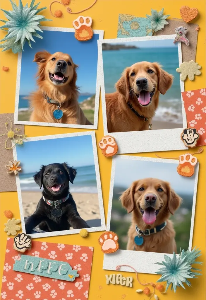 50 Best Scrapbook Ideas to Inspire Your Next Project - 16. Travel with Pets