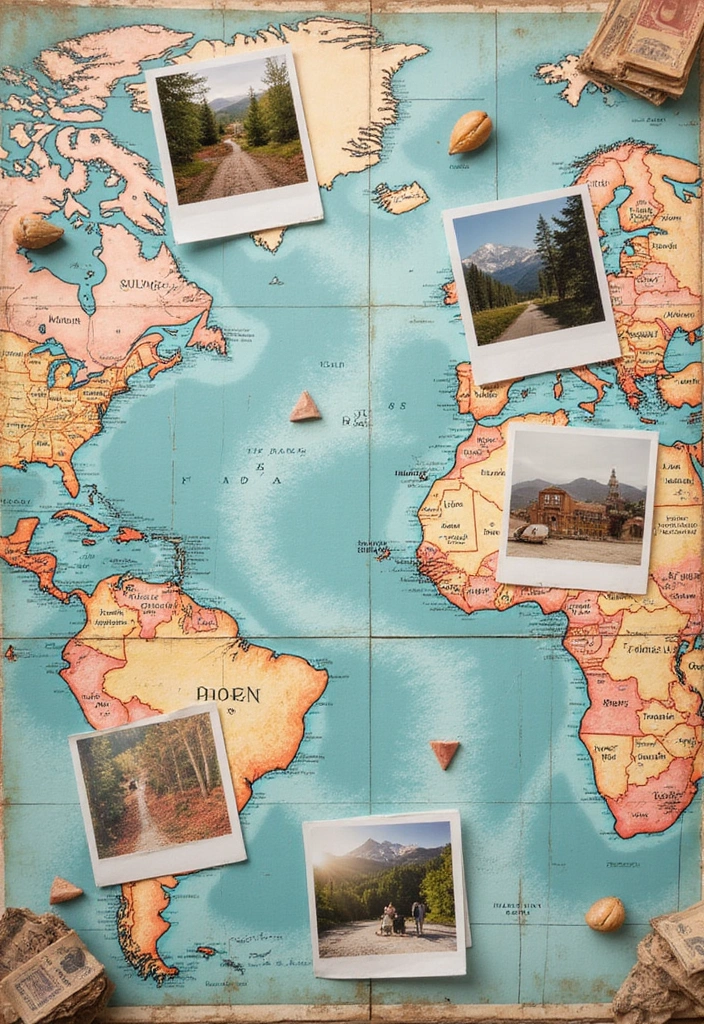 50 Best Scrapbook Ideas to Inspire Your Next Project - 2. Around the World in Photos