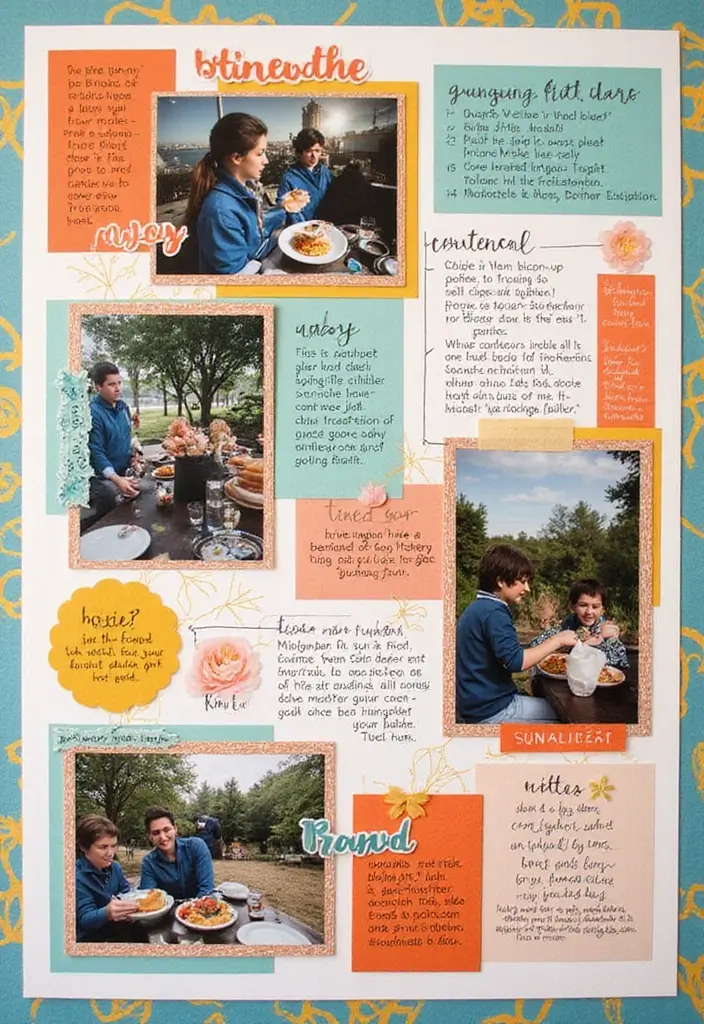 50 Best Scrapbook Ideas to Inspire Your Next Project - 27. Themed Travel Days