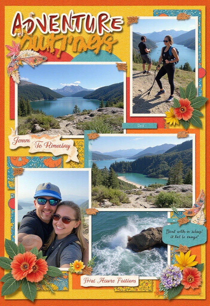 50 Best Scrapbook Ideas to Inspire Your Next Project - 35. Adventure Outings