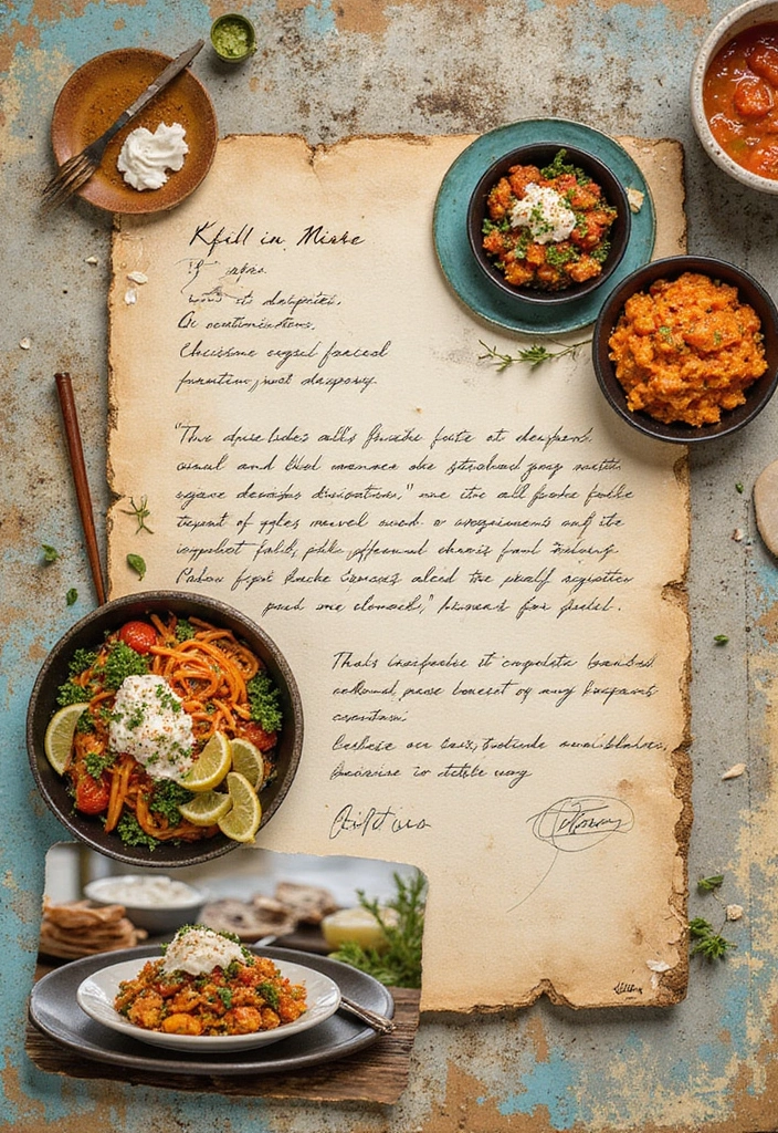 50 Best Scrapbook Ideas to Inspire Your Next Project - 4. Culinary Travel Adventures