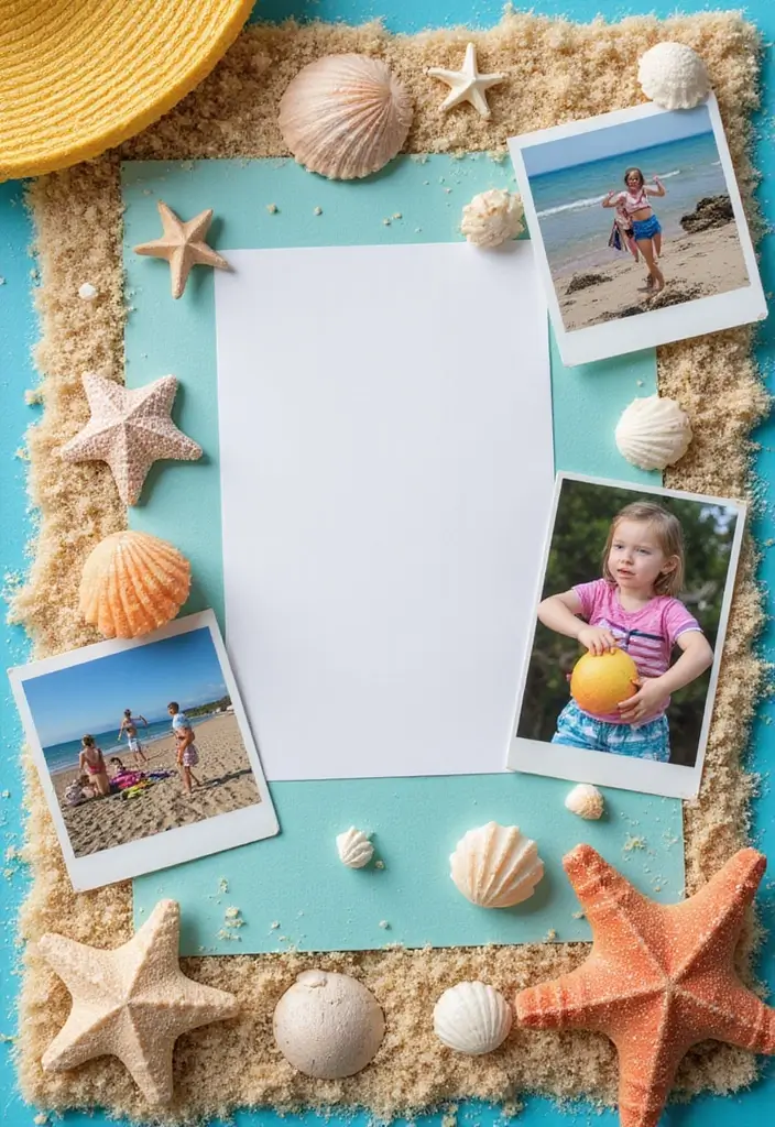 50 Best Scrapbook Ideas to Inspire Your Next Project - 8. Beach Vacations Scrapbook