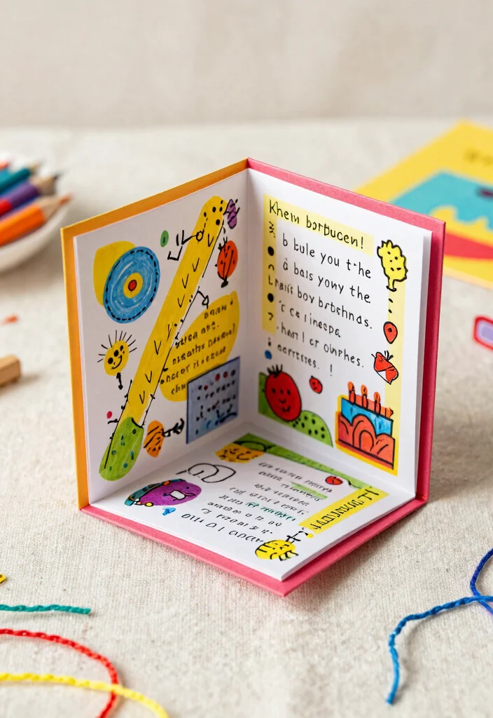 10 Bday Card Ideas for Fun Creative and Personal Birthday Wishes 50 10 Bday Card Ideas for Fun Creative and Personal Birthday Wishes - 10. Colorful Mini Book Cards 1