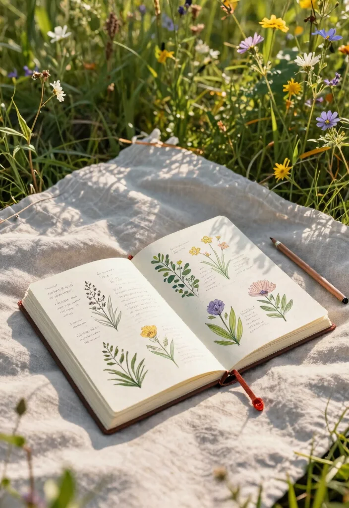 10 Blank Journal Ideas for Free Form Creative Expression - 10. Nature Journal 1
