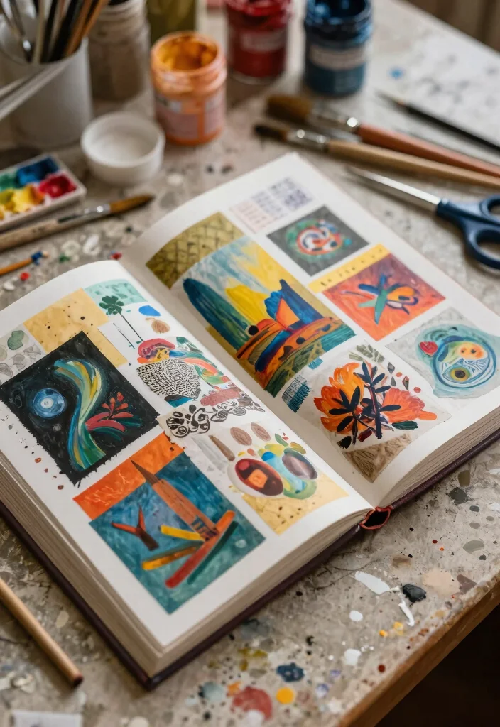 10 Blank Journal Ideas for Free Form Creative Expression - 4. Art Journal 1