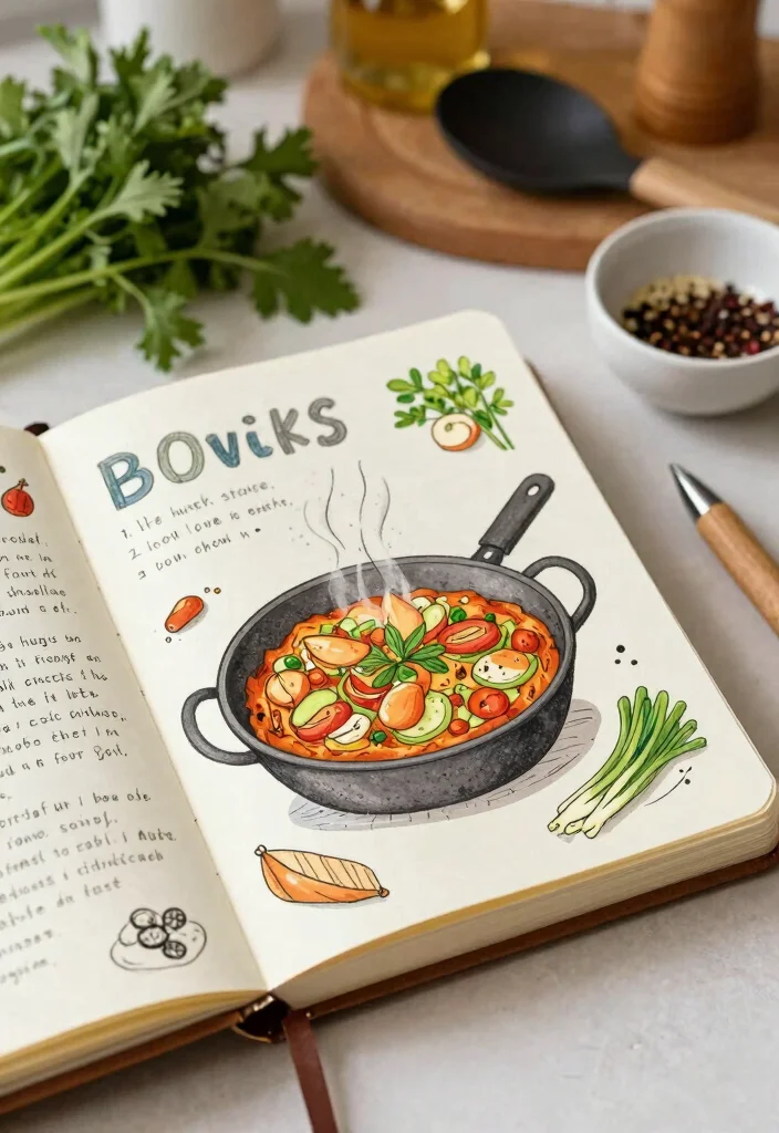 10 Blank Journal Ideas for Free Form Creative Expression - 5. Recipe Journal 1