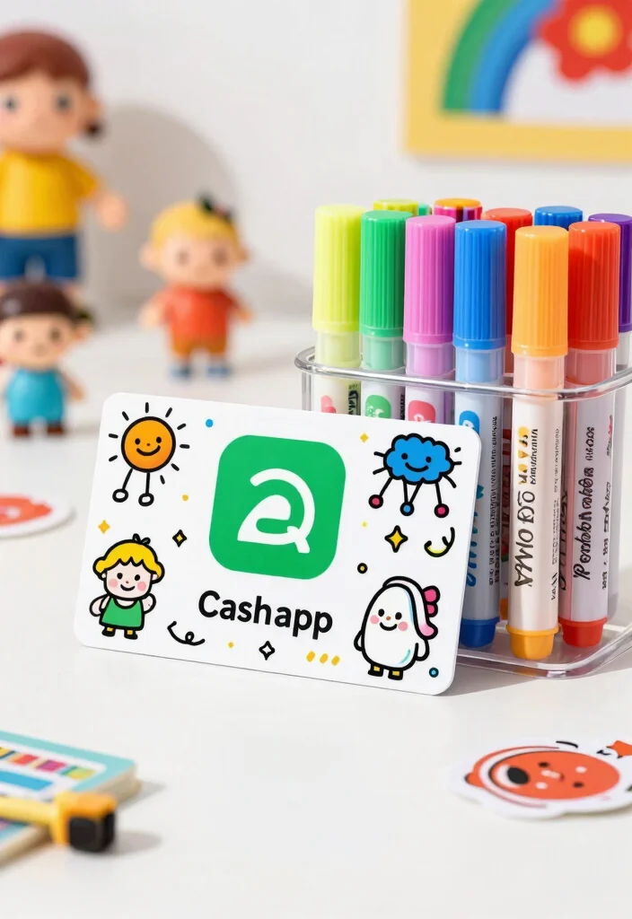 10 Custom Cash App Card Ideas for Personalized Fun and Unique Designs - 6. Whimsical Characters 1