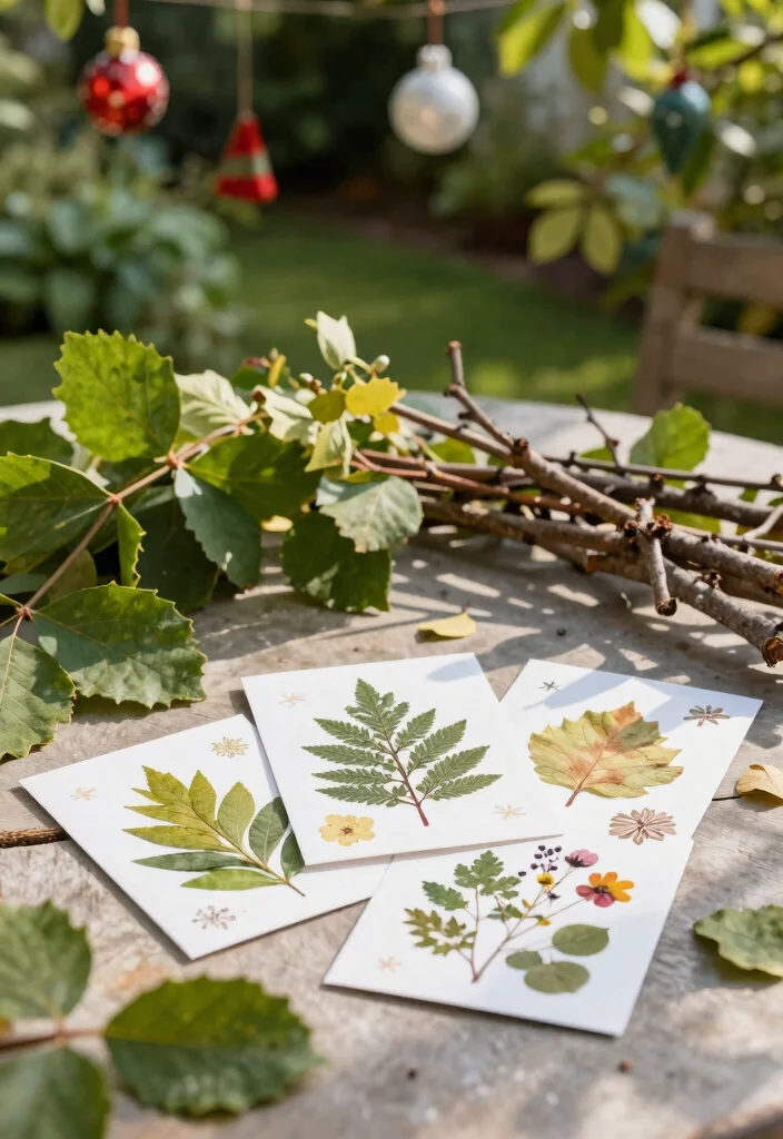 10 Easy Christmas Card Ideas for Quick Cute and Festive Crafts 2 10 Easy Christmas Card Ideas for Quick Cute and Festive Crafts - 2. Nature-Inspired Cards 1