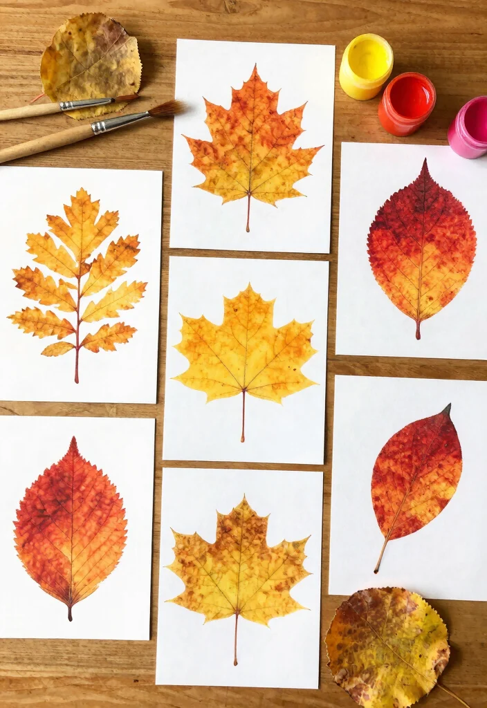 10 Fall Card Ideas for Cozy Warm and Seasonal Handmade Designs 1 10 Fall Card Ideas for Cozy Warm and Seasonal Handmade Designs - 1. Leaf Imprint Cards 1