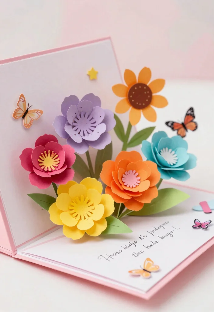 10 Grandma Birthday Card Ideas for Sweet Sentimental and Loving Messages 1 10 Grandma Birthday Card Ideas for Sweet Sentimental and Loving Messages - 1. Pop-Up Flower Garden Card 1