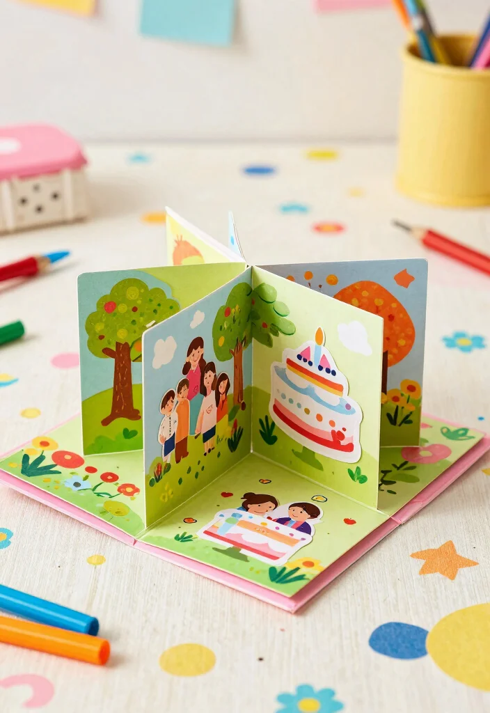 10 Grandma Birthday Card Ideas for Sweet Sentimental and Loving Messages 24 10 Grandma Birthday Card Ideas for Sweet Sentimental and Loving Messages - 4. Interactive Pop-Up Book Card 1