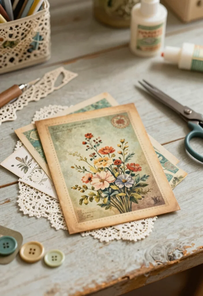 10 Grandparents Card Ideas for Sweet Meaningful and Family Focused Designs 1 10 Grandparents Card Ideas for Sweet Meaningful and Family Focused Designs - 1. Vintage Postcard Revival 1