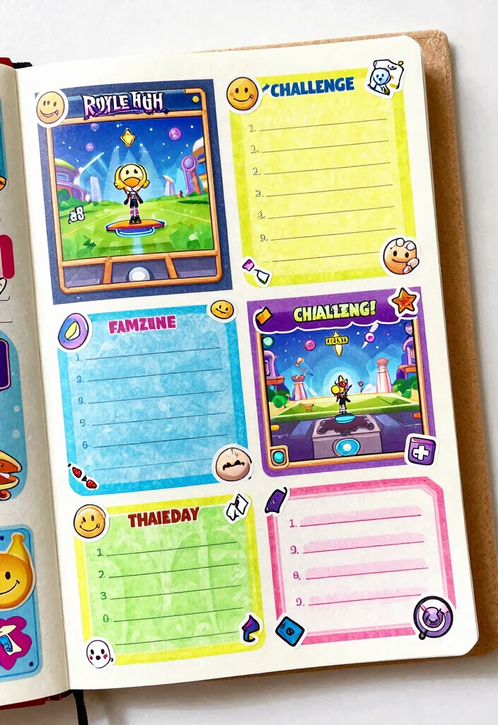 10 Royale High Journal Ideas for Cute Creative and Game Inspired Pages 60 10 Royale High Journal Ideas for Cute Creative and Game Inspired Pages - 10. Royale High Challenge Tracker 1