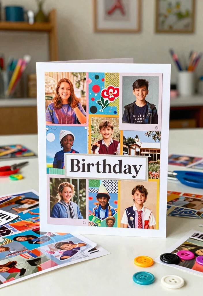 10 Simple Birthday Card Ideas for Easy Cute and Meaningful Celebrations 34 10 Simple Birthday Card Ideas for Easy Cute and Meaningful Celebrations - 4. Upcycled Materials 1