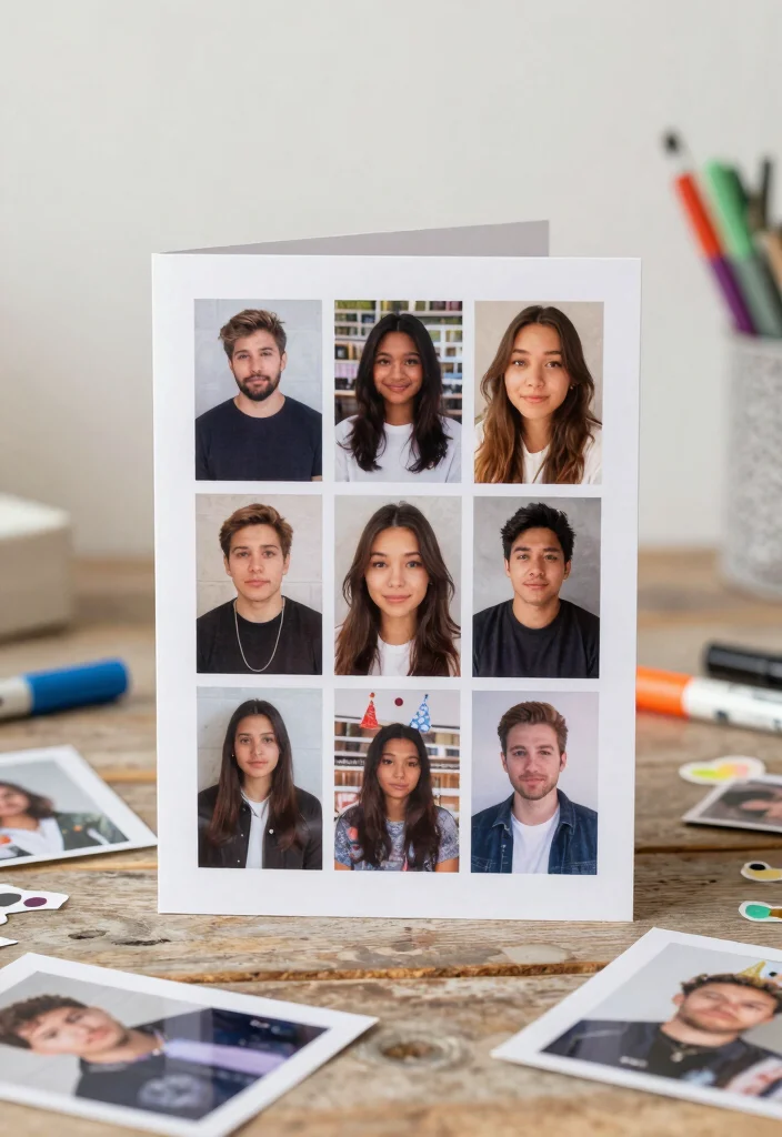 10 Simple Birthday Card Ideas for Easy Cute and Meaningful Celebrations 46 10 Simple Birthday Card Ideas for Easy Cute and Meaningful Celebrations - 6. Personal Photo Cards 1