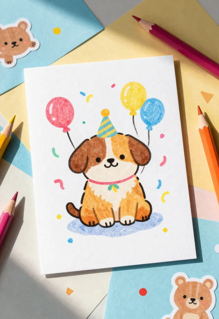 10 Simple Birthday Card Ideas for Easy Cute and Meaningful Celebrations 48 10 Simple Birthday Card Ideas for Easy Cute and Meaningful Celebrations - 8. Cute Animal Cards 1