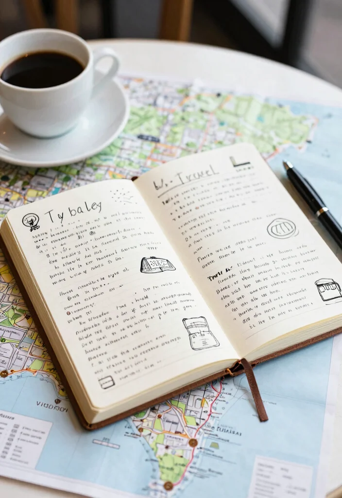 10 Small Journal Ideas for Compact Portable and Easy Daily Use - 2. The Travel Diary with Daily Prompts 1