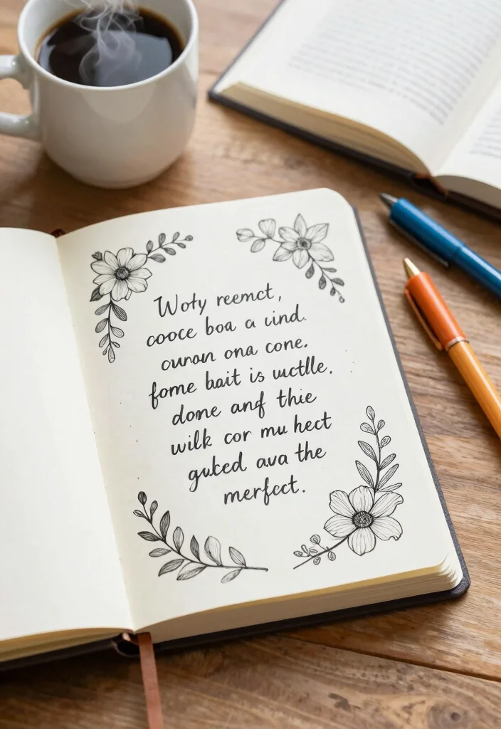 10 Small Journal Ideas for Compact Portable and Easy Daily Use - 7. The Quote Journal 1