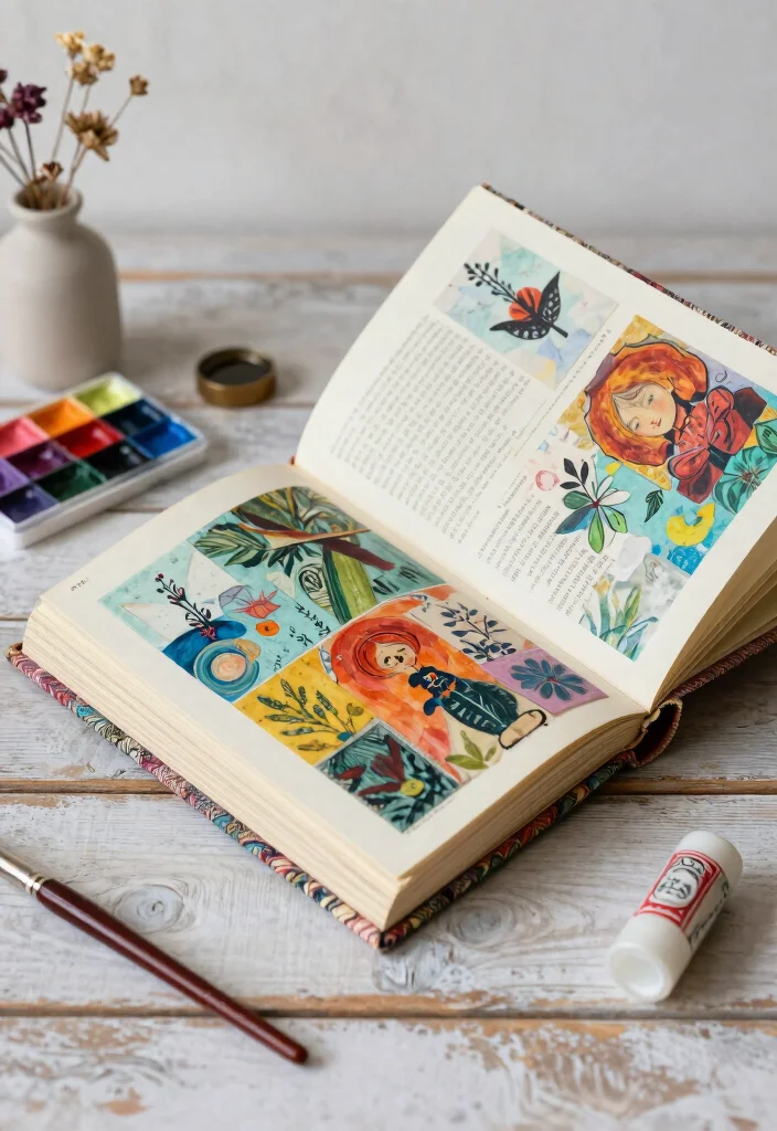 10 Vintage Journal Ideas: Simple, Timeless, and Easy to Create 2 10 Vintage Journal Ideas: Simple, Timeless, and Easy to Create - 2. Altered Book Journal 1