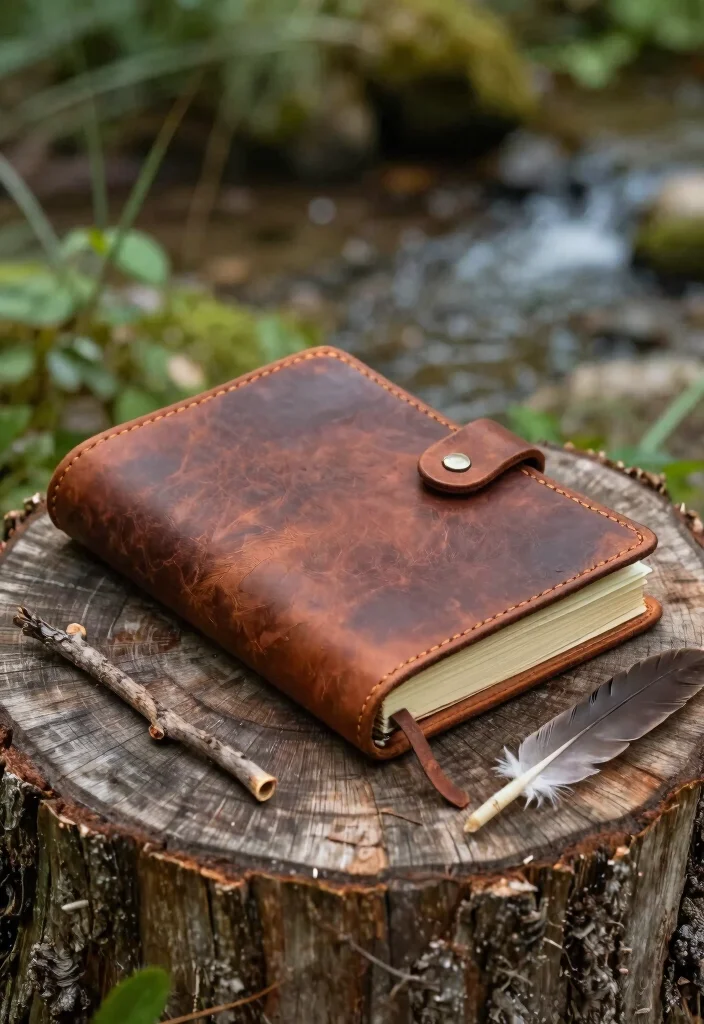 10 Vintage Journal Ideas: Simple, Timeless, and Easy to Create 47 10 Vintage Journal Ideas: Simple, Timeless, and Easy to Create - 7. Rustic Leather Journal 1