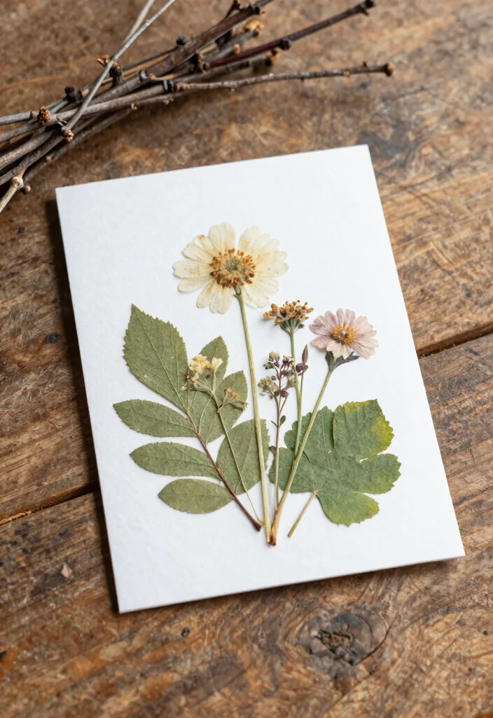 12 Aesthetic Card Ideas for Soft Stylish and Creative Handmade Designs - 5. Nature-Inspired Cards 1
