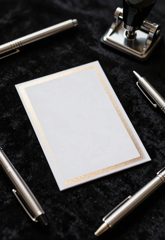 12 Aesthetic Card Ideas for Soft Stylish and Creative Handmade Designs - 7. Metallic Accents Cards 1