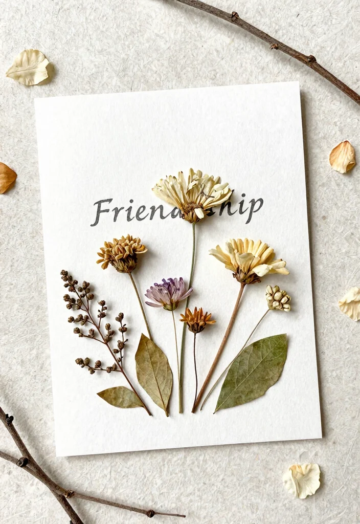 12 Best Friend Card Ideas for Fun, Cute, and Meaningful Friendship Notes 15 12 Best Friend Card Ideas for Fun, Cute, and Meaningful Friendship Notes - 5. Nature-Inspired Card 1