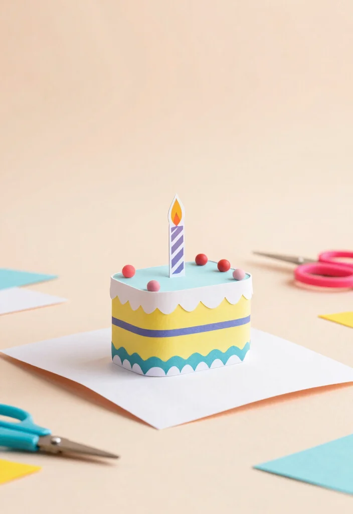 12 Cute Easy Birthday Card Ideas for Quick Sweet and Lovely Crafts 23 12 Cute Easy Birthday Card Ideas for Quick Sweet and Lovely Crafts - 3. Pop-Up Surprise 1