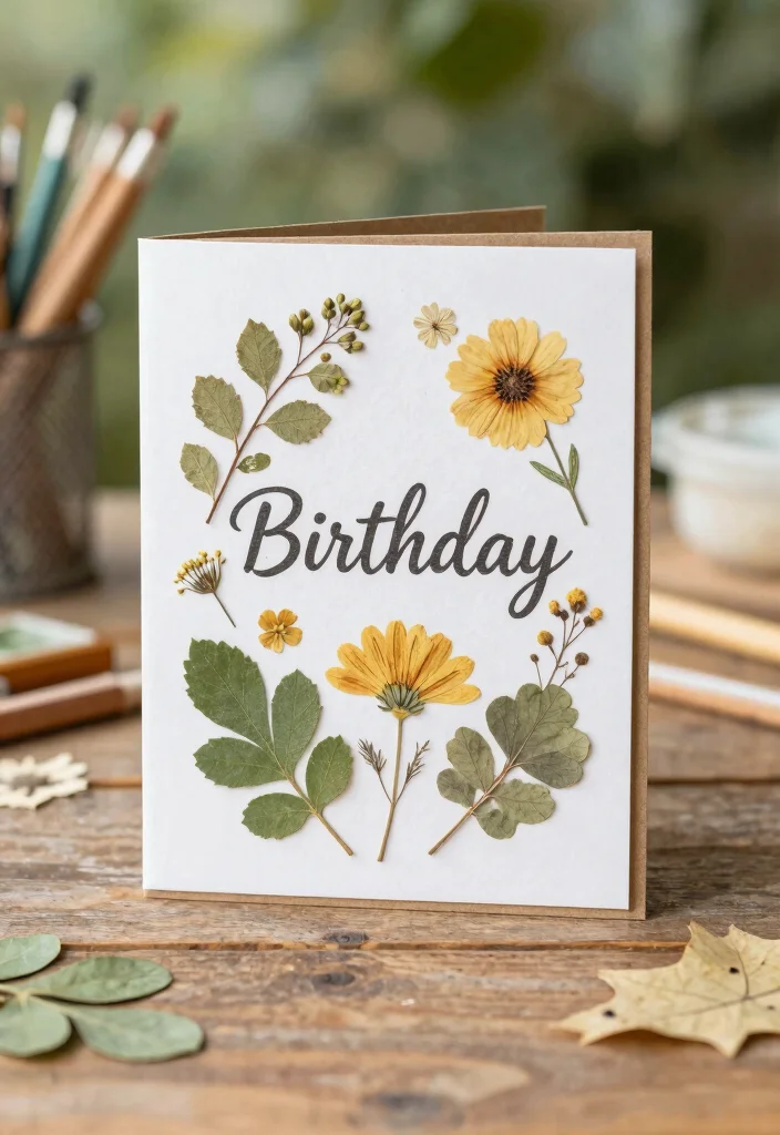 12 Cute Easy Birthday Card Ideas for Quick Sweet and Lovely Crafts 24 12 Cute Easy Birthday Card Ideas for Quick Sweet and Lovely Crafts - 4. Nature Theme 1