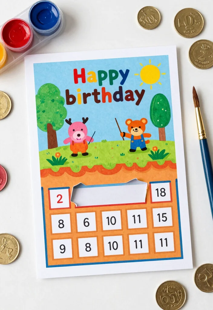 12 Cute Easy Birthday Card Ideas for Quick Sweet and Lovely Crafts 26 12 Cute Easy Birthday Card Ideas for Quick Sweet and Lovely Crafts - 6. Interactive Scratch Cards 1