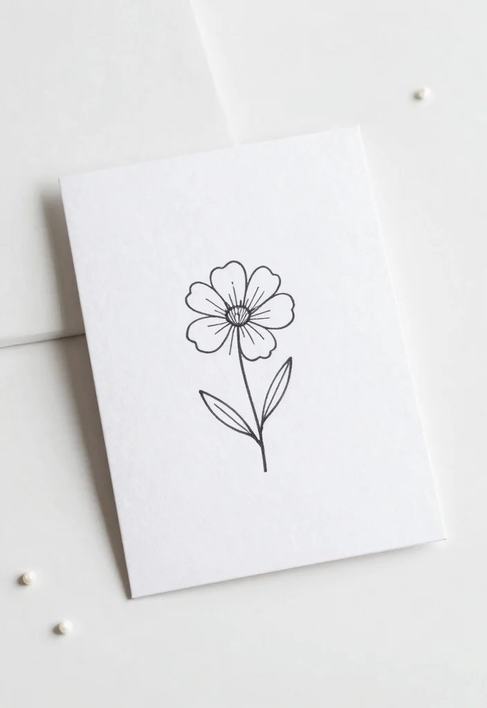 12 Cute Homemade Card Ideas for Sweet Creative and Personal Touches 62 12 Cute Homemade Card Ideas for Sweet Creative and Personal Touches - 12. Minimalist Style Card 1